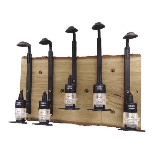 WALL MOUNT OAK INLINE LIQUOR DISPENSERS - 5 TPP